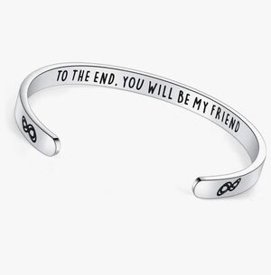 Silver Infinity Friendship Bracelet